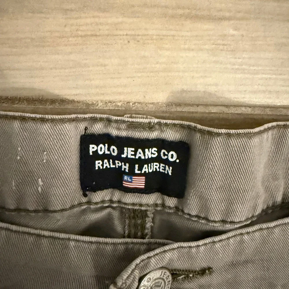 Polo Jeans Co Ralph Lauren Mens 34x34 Painter Pants Gray Taupe Cotton Canvas‎